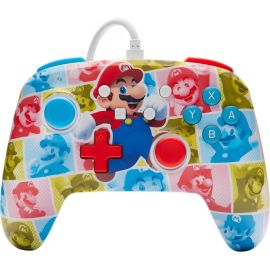 Controle PowerA Enhanced com Fio PWA-A-09011 para Nintendo Switch - Mario Hero