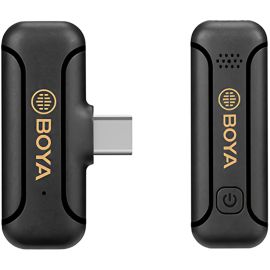 Mini Microfone sem Fio Boya BY-WM3T2-U1 - Preto