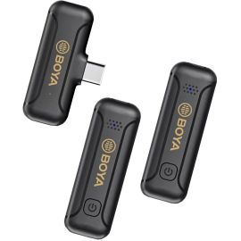 Mini Microfone sem Fio Boya BY-WM3T2-U2 - Preto
