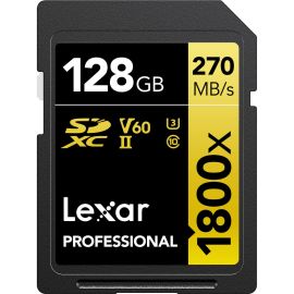 Memória SD Lexar Professional 1800X Serie Gold C10 U3 V60
