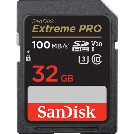 Memoria SD SanDisk Extreme Pro 100-90 MB/s C10 U3 V30 32 GB (SDSDXXO-032G-GN4IN)