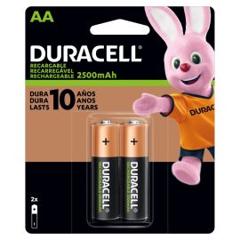 Pila Recargable Duracell AA 2.500 mAh - 2 unidades
