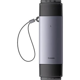 Lector de Memoria Baseus Lite Series BS-OH069 Dual-Slot Reader - Gris/Negro (WKQX060113)