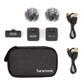 Microfone Sem Fio Saramonic BLINK100 B4 (2TX+1RX) Lightning