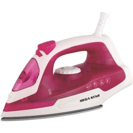 Ferro de Passar a Vapor Mega Star PA602 1200 W 220v - Rosa
