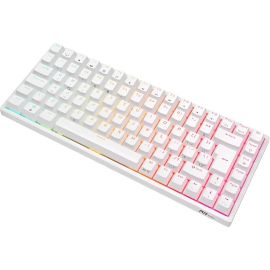 Teclado Mecánico Royal Kludge RK84 75% RGB Inalámbrico Lineal Switch Red - White (Portugués)