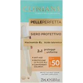 Sérum Facial Clinians Pelle Perfetta Siero Protettivo FPS50 2 EM 1 - 25mL