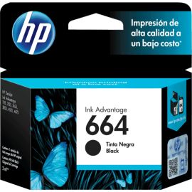 Cartucho de Tinta HP 664 F6V29AL para Impresoras HP - Negro