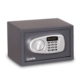 Cofre Digital Quanta QTCOF16 - Cinza