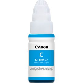 Botella de Tinta Canon GI-190 para Impresoras Canon Pixma - Cian 70mL