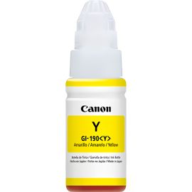 Botella de Tinta Canon GI-190 para Impresoras Canon Pixma - Amarillo 70mL