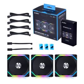 Kit de Coolers Lian Li Uni Fan SL V2 120 RGB - Negro