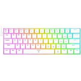 Teclado Gamer Redragon Dragonborn K630W RGB USB - Blanco (Inglés)
