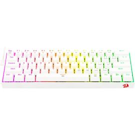 Teclado Gamer Redragon Dragonborn K630W RGB USB - Blanco (Inglés)