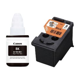 Kit Canon Cabezal de Impresión Negro BH-1 + Botella de Tinta GI-190 BK