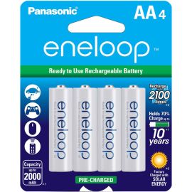 Pila Recargable Panasonic Eneloop Pro BK-3MCCA4BA AA4 - 4 unidades