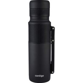 Garrafa Térmica Contigo Thermal Bottle com Alça Black Matte - Preto 1.1L
