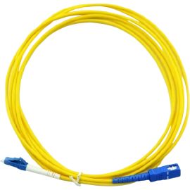 Cable de Conexión de Fibra Óptica Patch Cord LC-UPC a LC-UPC Single Mode 3 mm - 5 Metros