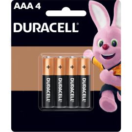 Pila Alcalina Duracell AAA - 4 unidades