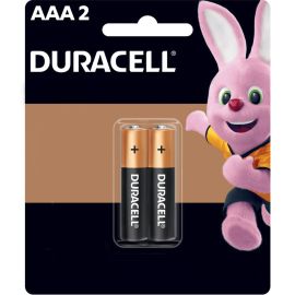 Pila Alcalina Duracell Mini AAA - 2 unidades 