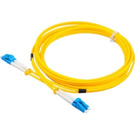 Cable de Conexión de Fibra Óptica Patch Cord LC-UPC a LC-UPC Dúplex 3 mm - 2 Metros