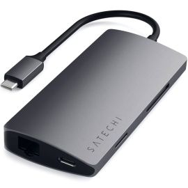 Adaptador USB-C Satechi ST-TCMA2M Alumínio Multiport - Gris