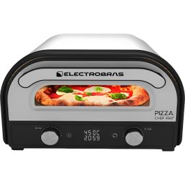 Forno Profissional para Pizza Electrobras BHPZ-450 450º 110v - Prata/Preto