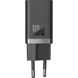 Carregador de Parede Baseus CCGP180101 GaN5 2 x USB-C - Preto