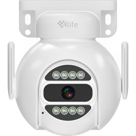 Câmera de Vigilância IP 4Life FLD8G 2.5K 4MP Wifi - Branco