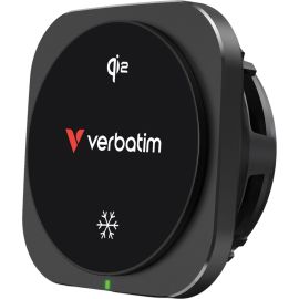 Carregador Magnético para Carro Verbatim Charge 'n' Drive Qi2 Sem Fio 15 W - Preto (31861)