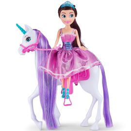 Muñeca Sparkle Girlz ZU10057N  Princesa + Unicornio Real 
