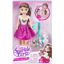 Muñeca Zuru Sparkle Girlz Playset ZU10065N Paseadora de Perros 