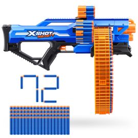 Pistola de Juguete Zuru X-Shot Insanity Mad Mega Barrel 72 Dardos