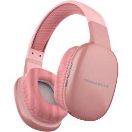 Fone de ouvido Mega Star HPV02BT Bluetooth - Rosa