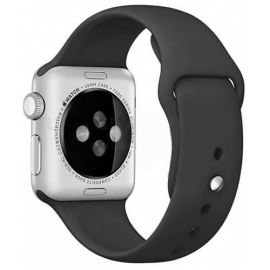 Correa Silicona 4Life para Apple Watch caja de 42/44/45/49 mm - Negro