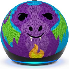 Amazon Echo Dot Kids Edition 5° Gen - Fire Dragon