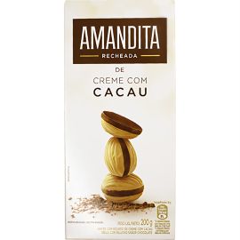 Amandita Recheado com Creme de Cacau - 200gr
