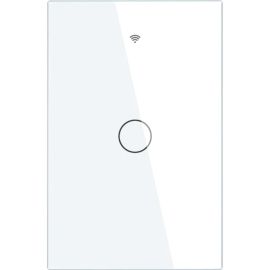 Interruptor de Luz Inteligente Moes WS-US1-L Wi-Fi RF 1 Botón - Blanco