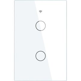 Interruptor de Luz Inteligente Moes WS-US2-L Wi-Fi RF 2 Botones - Blanco