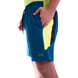 Short Ferso M3 SFMC0003.O1 Tamaño XG Masculino - Azul/Amarillo/Negro