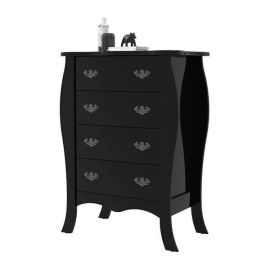 Comoda Abba Vitoria Patrimar - Negro