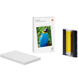Papel Fotográfico Para Impresora Xiaomi MI Photo SD20 BHR6757GL 6" - 40 unidades