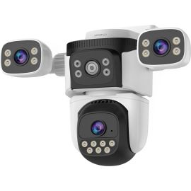 Câmera de Vigilância IP Xion XI-CCTV300 O-KAM PRO Triplo 1080p Wifi - Branco/Preto