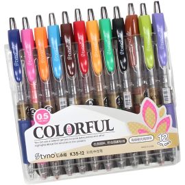 Set de Bolígrafos Tyno G35-12 K50925 - 12 colores