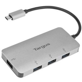 Hub Targus ACH226BT USB-C 4 en 1 - Plata