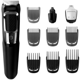 Cortador de Cabelo Philips Norelco MG3750 13 em 1 Bivolt - Preto