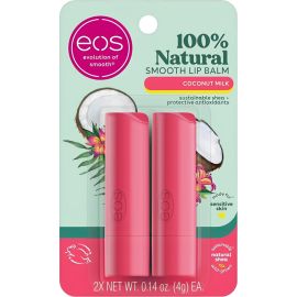 Bálsamo Labial Eos Coconut Milk - 2 unidades