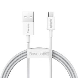 Cable USB-A a Micro USB Baseus Superior 2A CAMYS-02 - White 1 metro