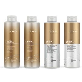  Kit Joico 4 Passos Shampoo + Selante + Reconstruídor + Hidratante - 1L 