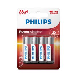 Pilha Philips Alcalina AA x 4 unidades